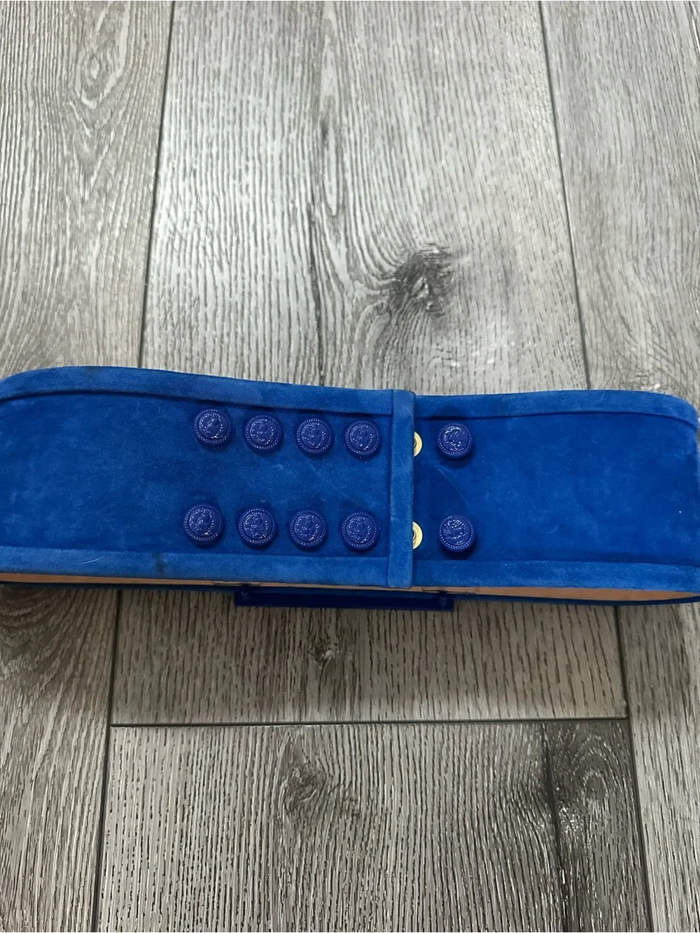 Ultra-Rare BALMAIN SS16 Runway Sample Suede Corset Belt